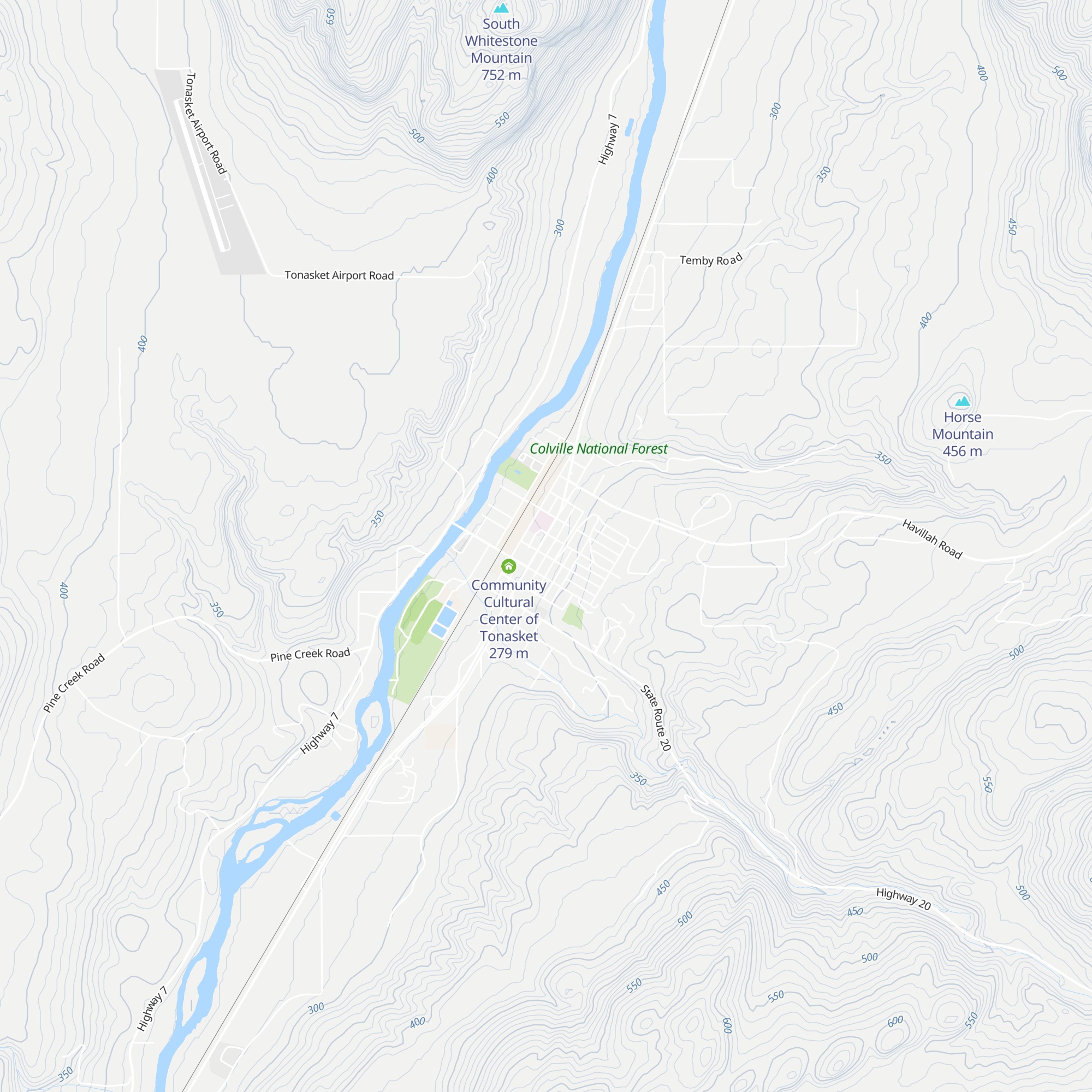 Tonasket Visitor & Business Resource Center map