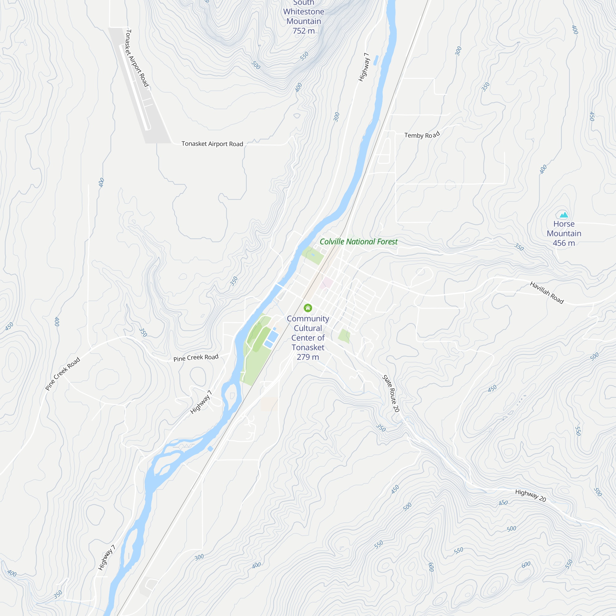 Community Cultural Center of Tonasket map