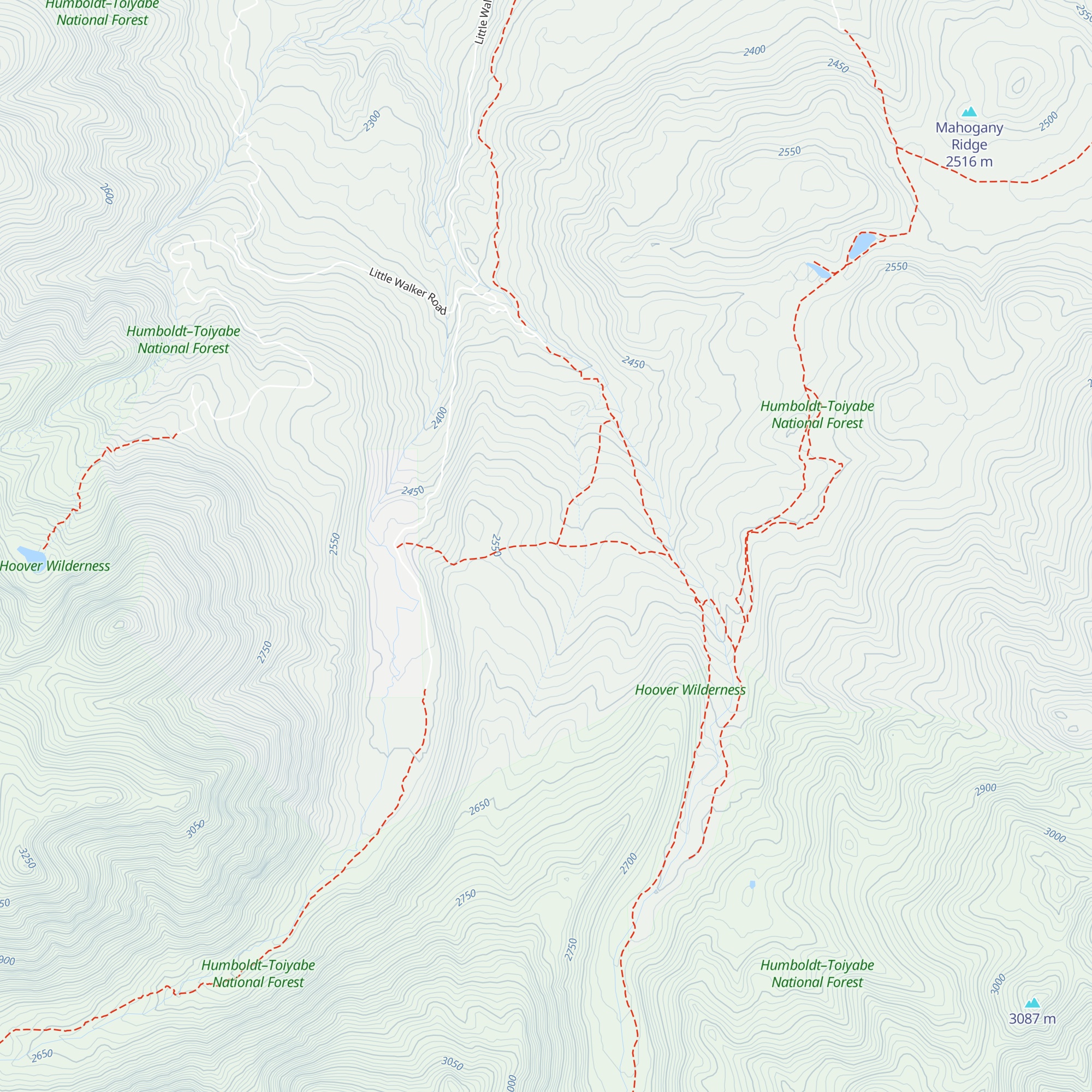 Rickey Cabin map