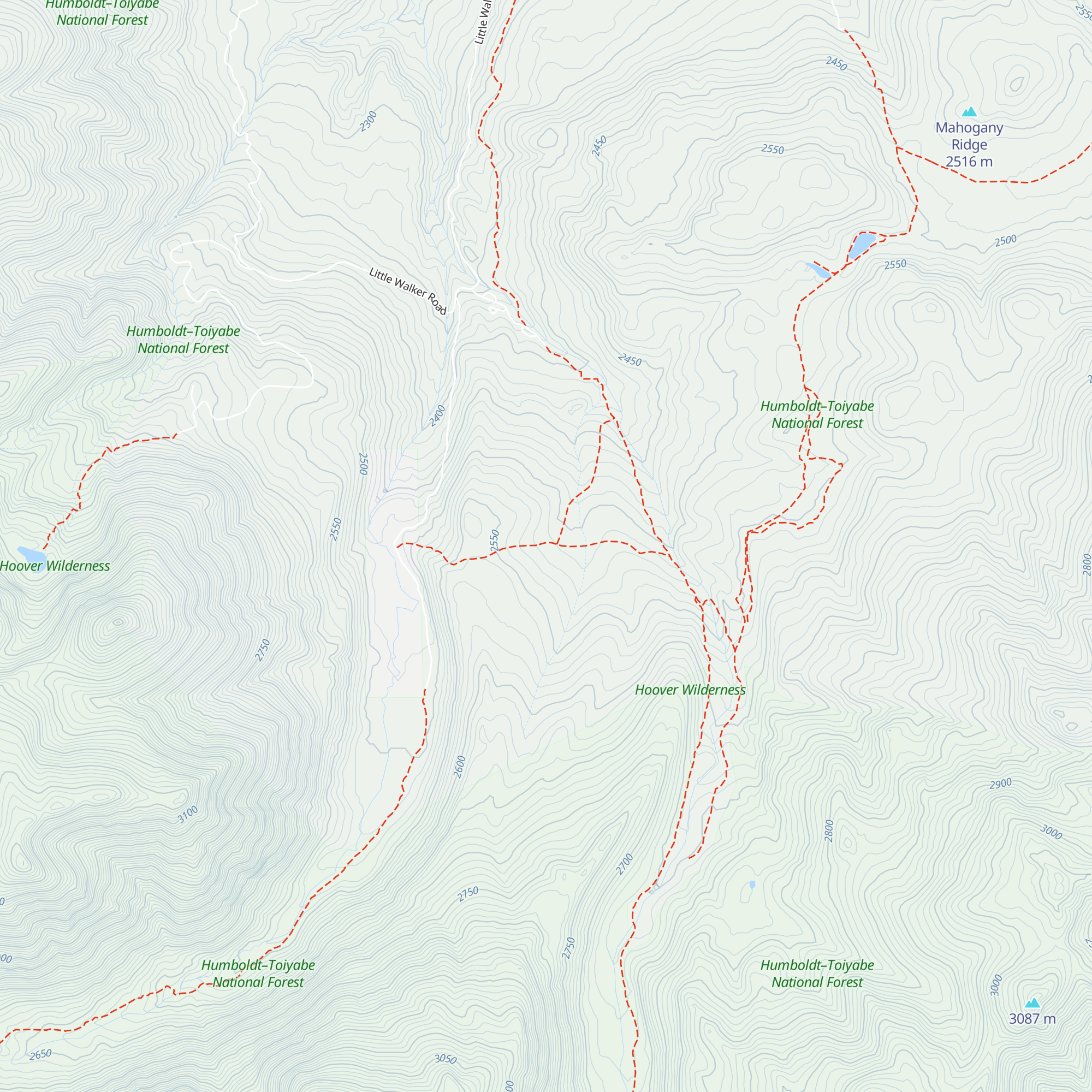 Rickey Cabin map