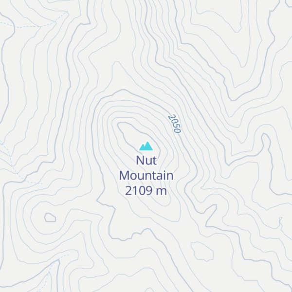 Map of Nut Mountain