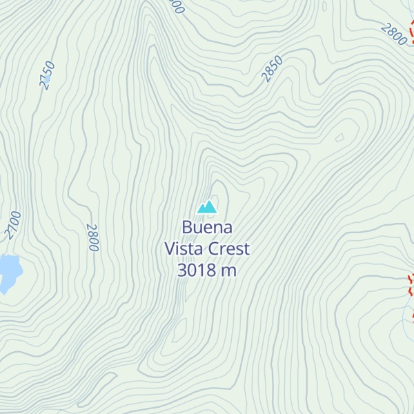 Map of Buena Vista Crest