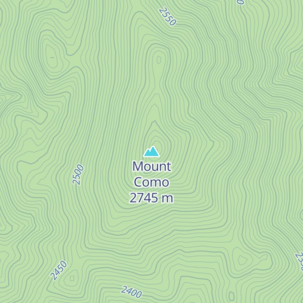 Map of Mount Como