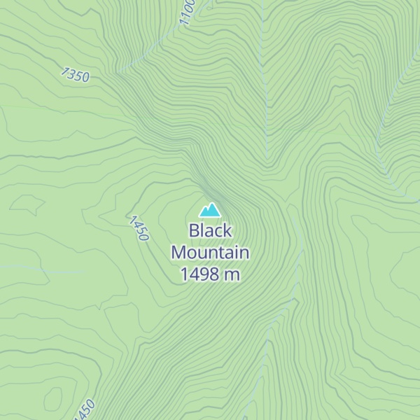 Map of Black Mountain