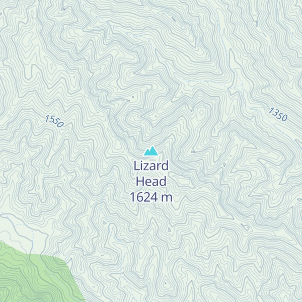 Map of Lizard Head