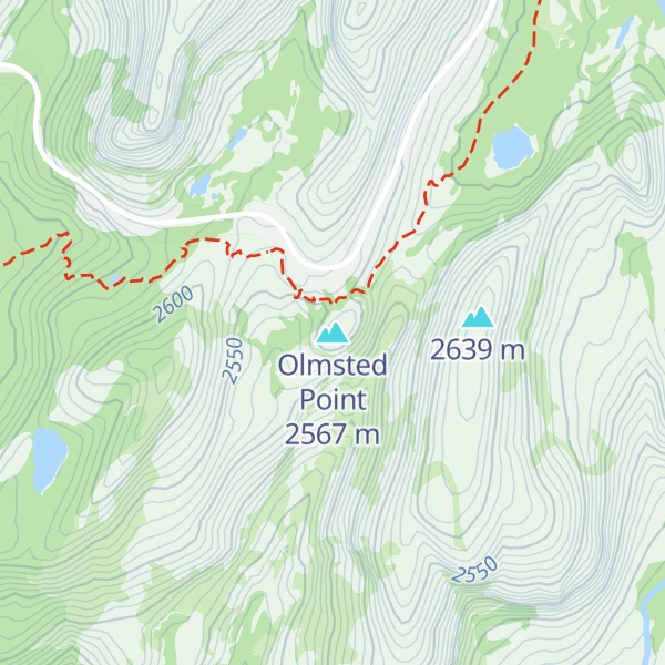 Map of Olmsted Point