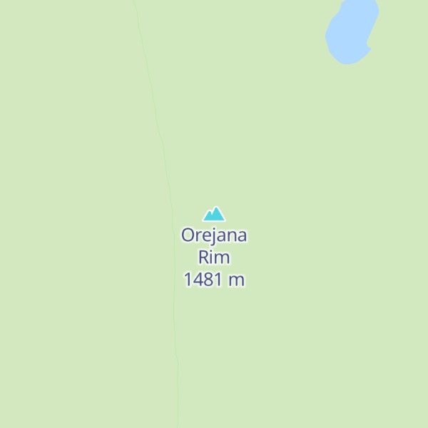 Map of Orejana Rim