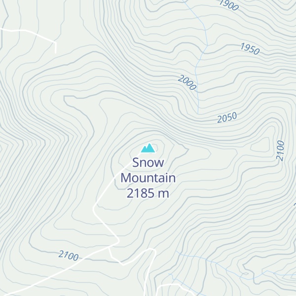 Map of Snow Mountain