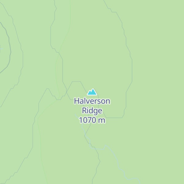 Map of Halverson Ridge