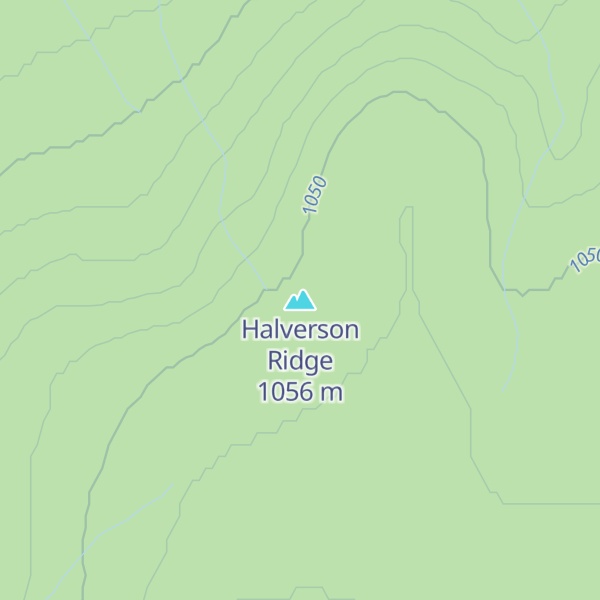 Map of Halverson Ridge