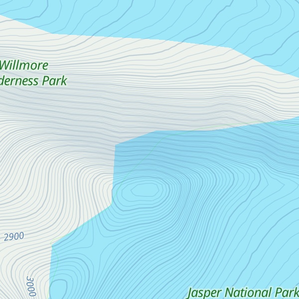 Map of Resthaven Mountain