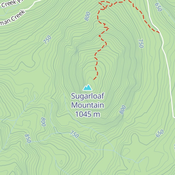 Map of Sugarloaf Mountain