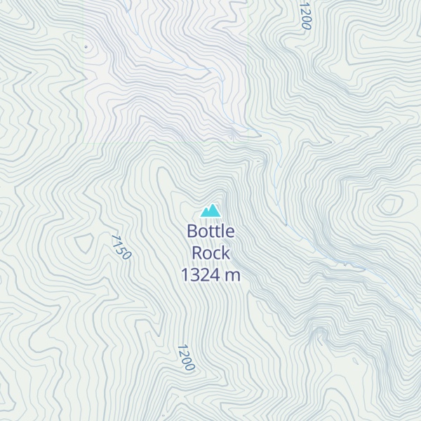 Map of Bottle Rock