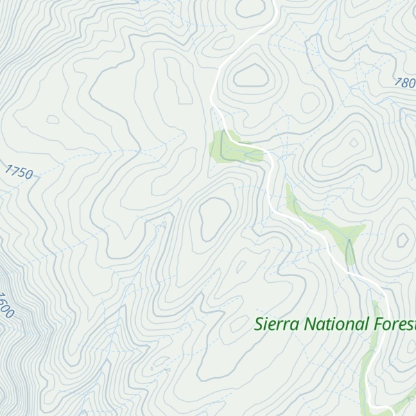 Map of Graham Mountain