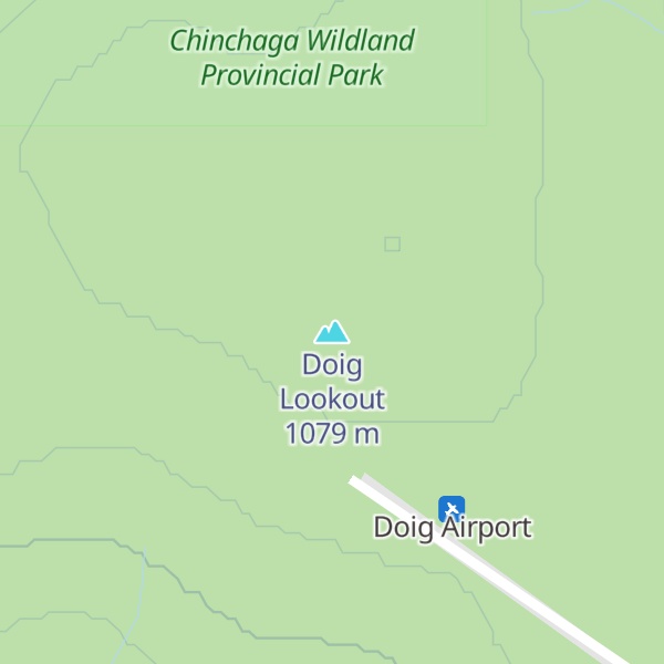 Map of Doig Lookout