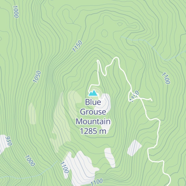 Map of Blue Grouse Mountain