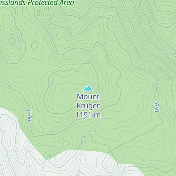 Map of Mount Kruger