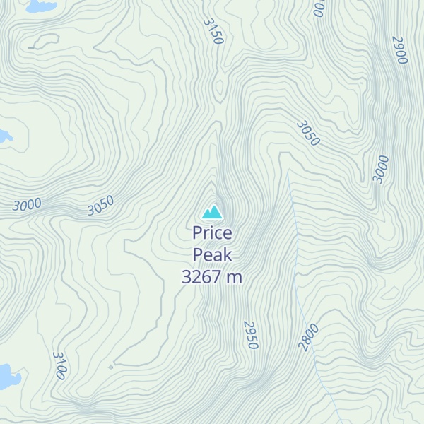 Map of Price Peak