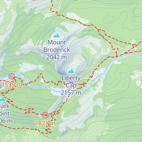 Map of Liberty Cap
