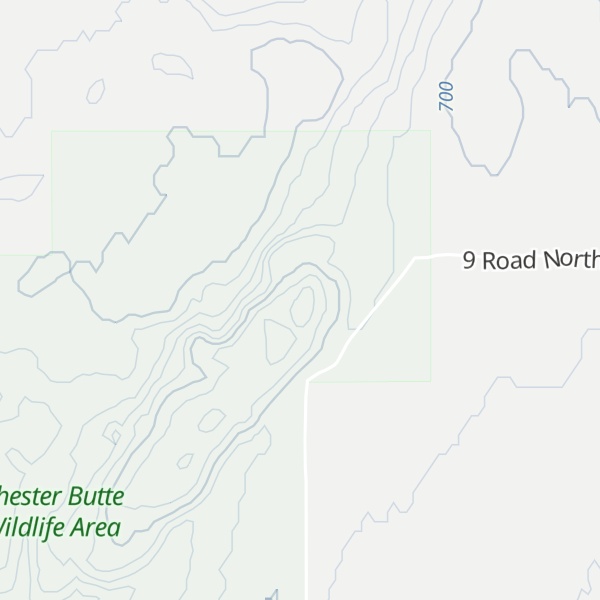Map of Chester Butte