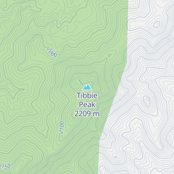 Map of Tibbie Peak