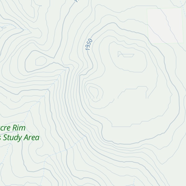 Map of Table Butte