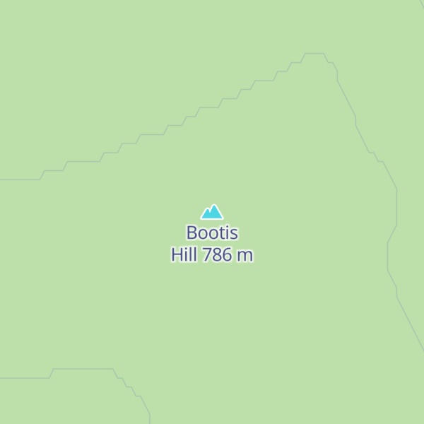 Map of Bootis Hill