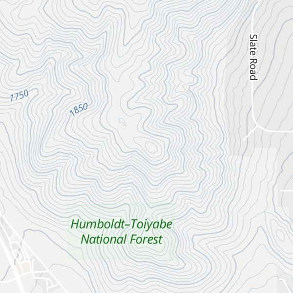 Map of Gold Hill
