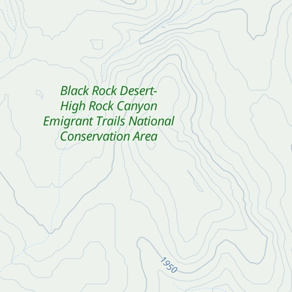 Map of Bruffs Rock