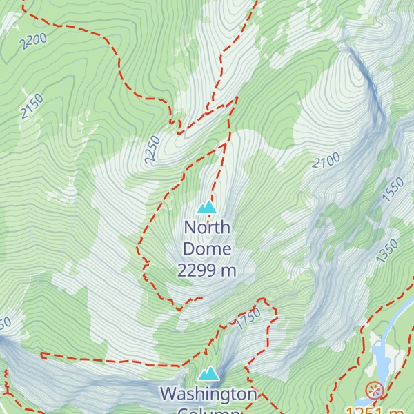 Map of North Dome