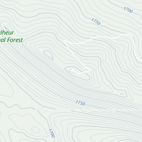 Map of Dry Mountain