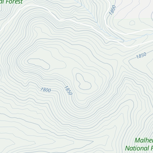 Map of Big Mowich Mountain