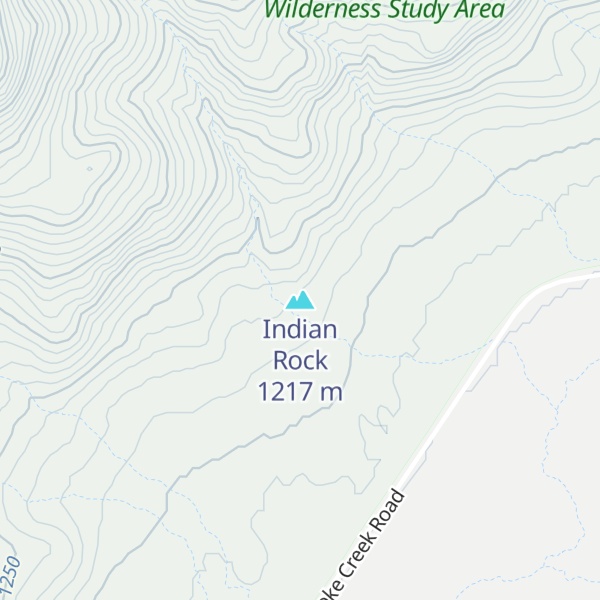 Map of Indian Rock