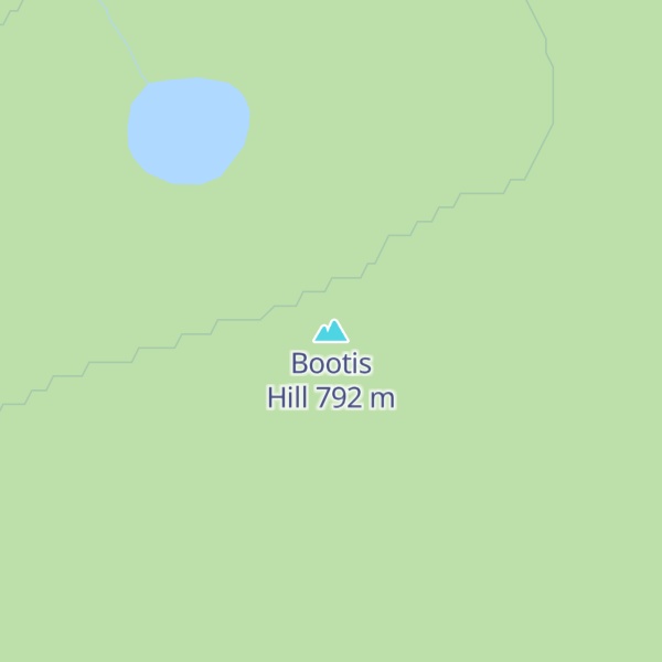 Map of Bootis Hill