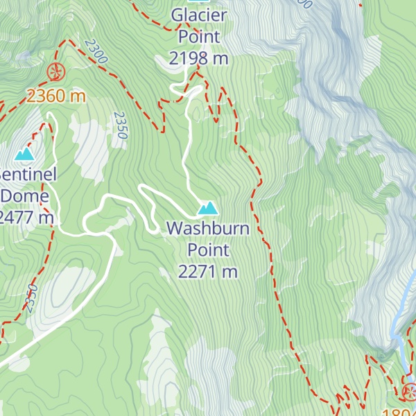 Map of Washburn Point