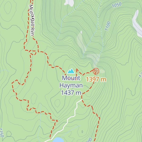 Map of Mount Hayman