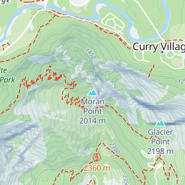 Map of Moran Point