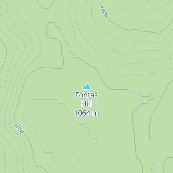 Map of Fontas Hill