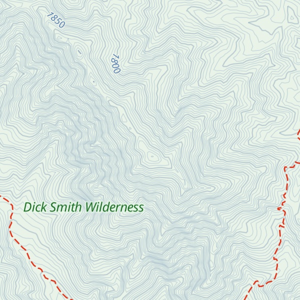 Map of Madulce Peak
