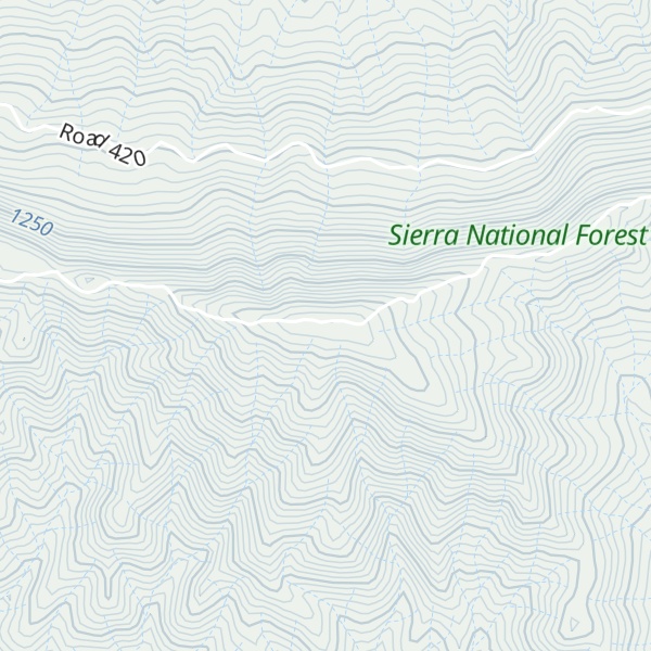 Map of Thornberry Mountain