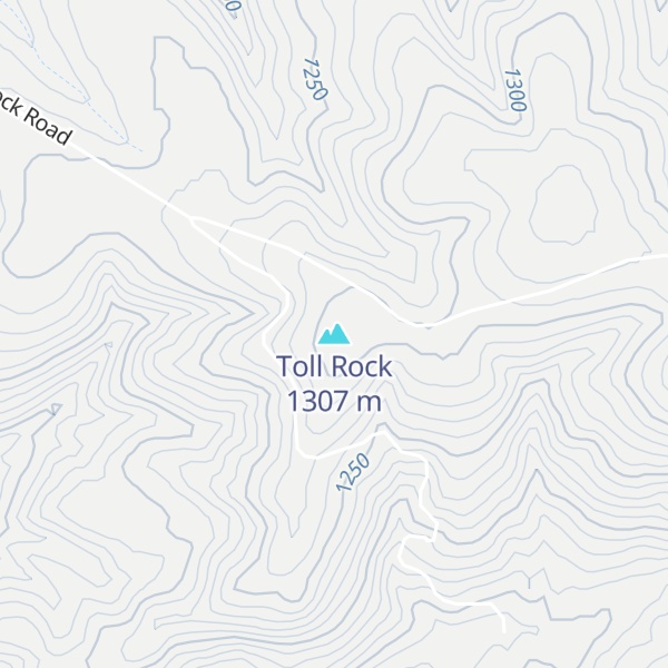 Map of Toll Rock