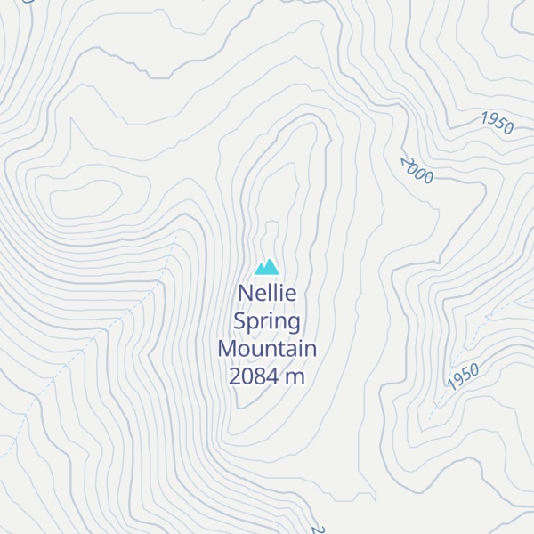 Map of Nellie Spring Mountain