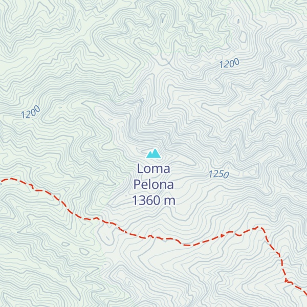 Map of Loma Pelona