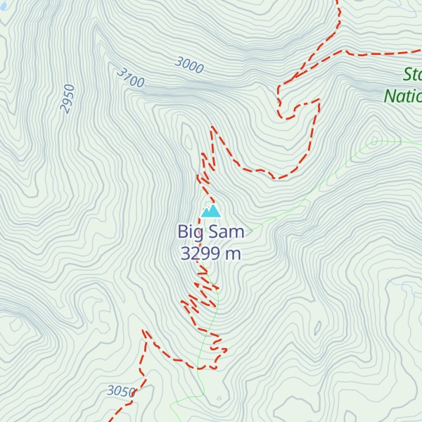 Map of Big Sam