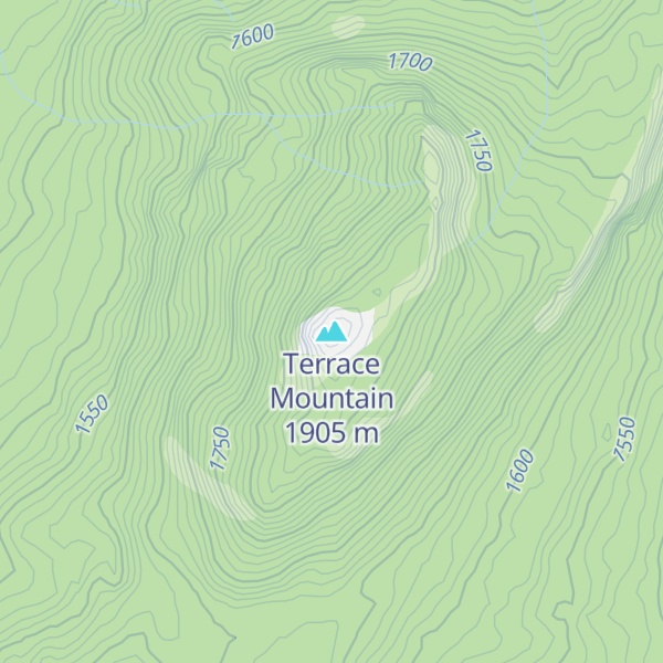 Map of Terrace Mountain