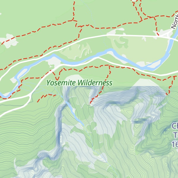 Map of Lower Cathedral Rock