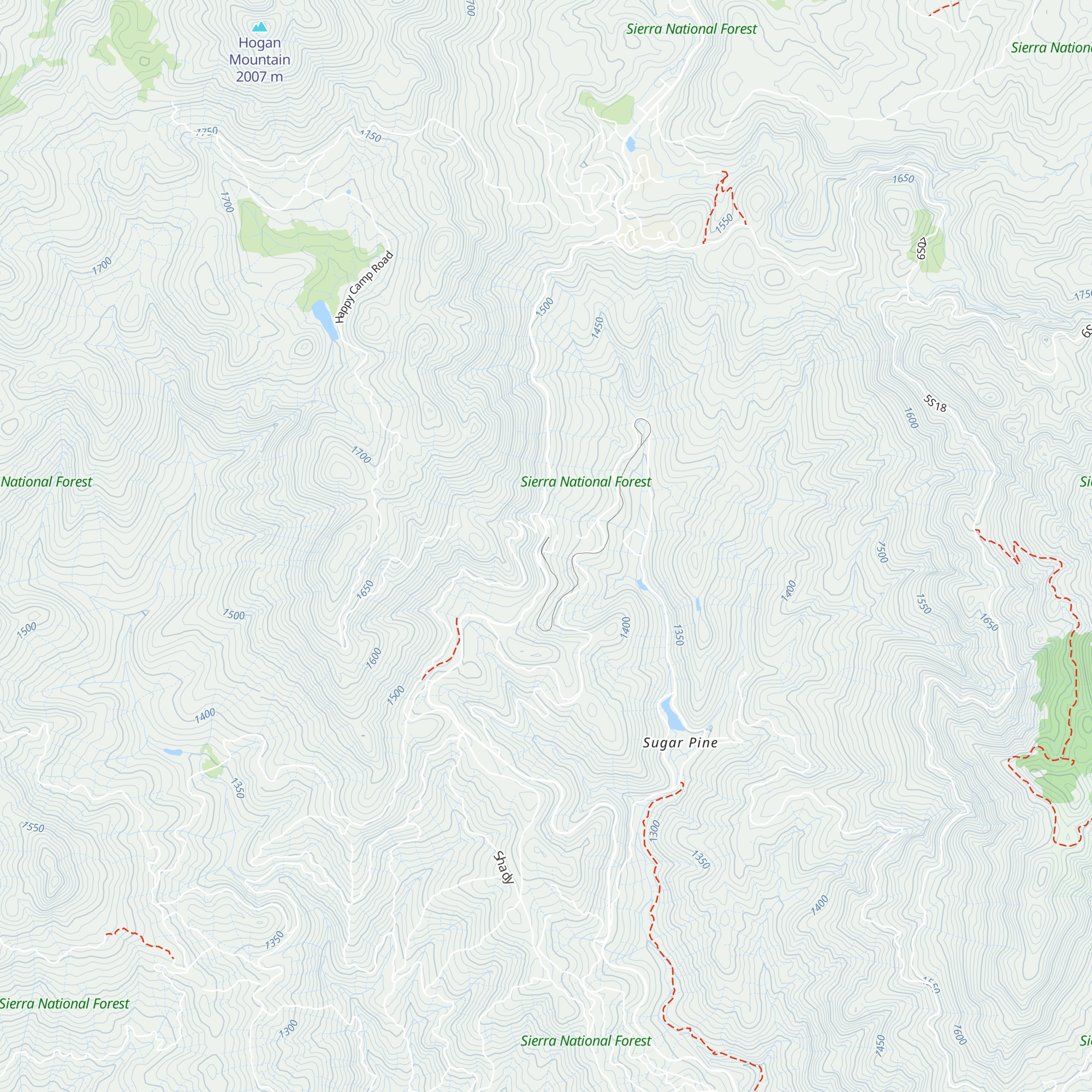 Yosemite Mountain Sugar Pine Historical Railroad Visitor Center map