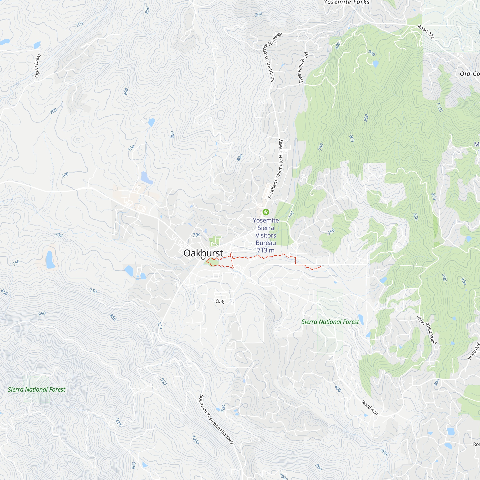 Visit Yosemite | Madera County map