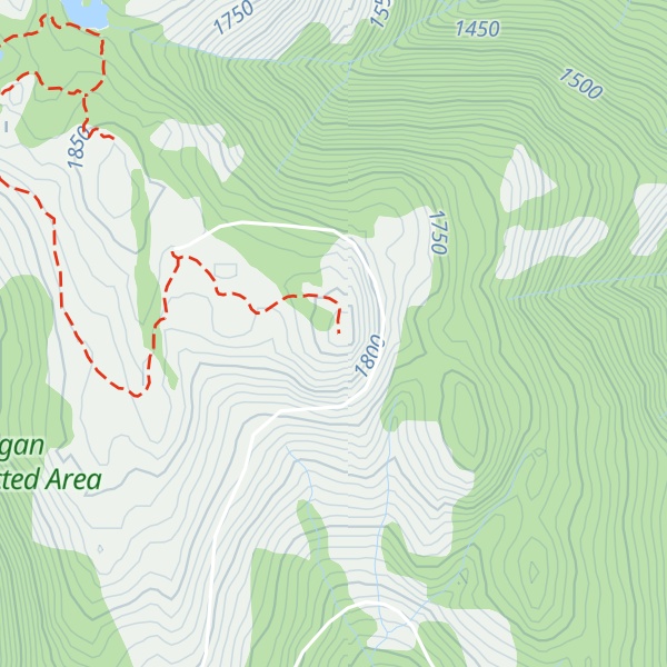 Map of Mount Kobau