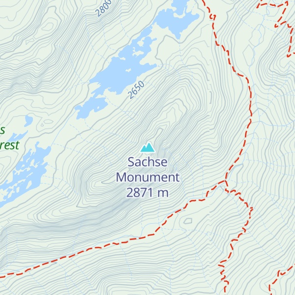 Map of Sachse Monument